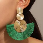 Fringed earrings