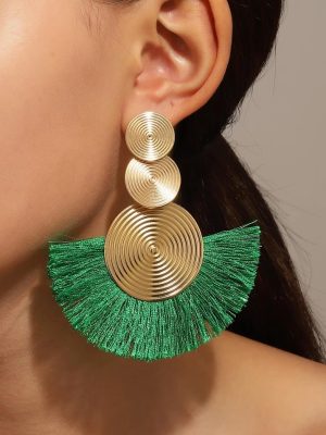 Fringed earrings