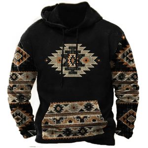 Men’s Aztec Vintage Hoodie